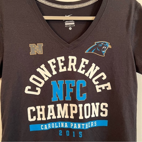 Women’s Nike NFL Carolina Panthers 2015 conference champions short sleeve tee - Picture 2 of 5